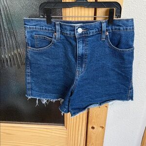 Signature by Levi Strauss Dark Blue Jean Shorts